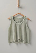 Load image into Gallery viewer, Vintage Wash Crop Tank
