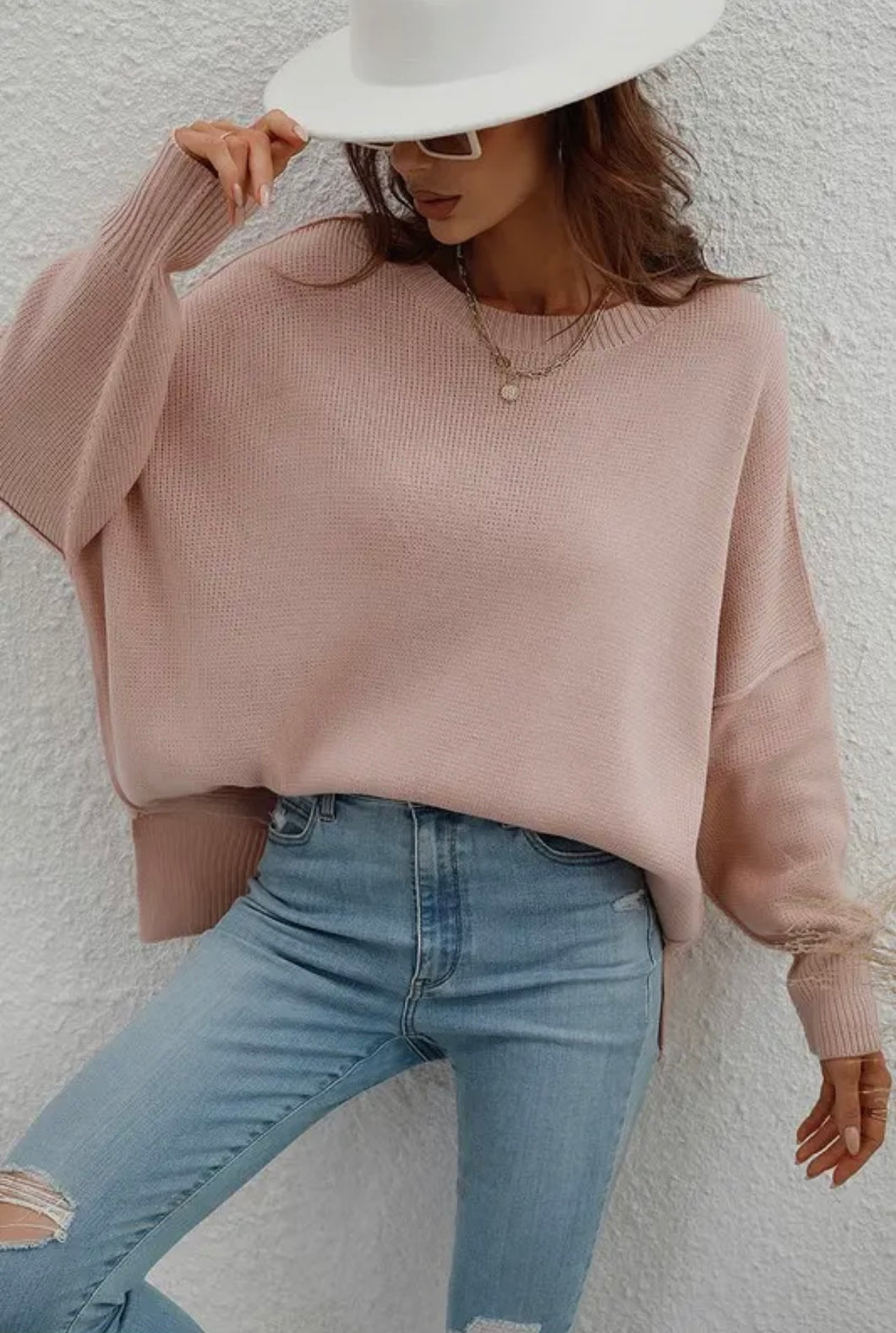 Loose Fit Knit Sweater