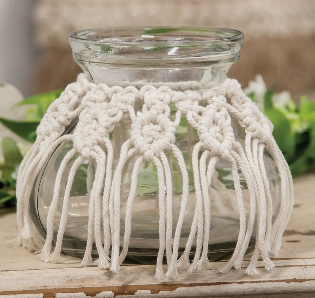 Macrame Boho Vase (med)