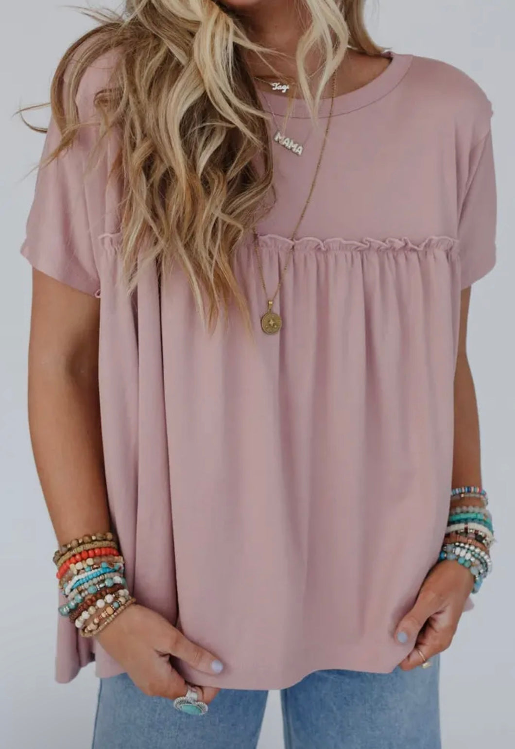 Frilled Babydoll Tee