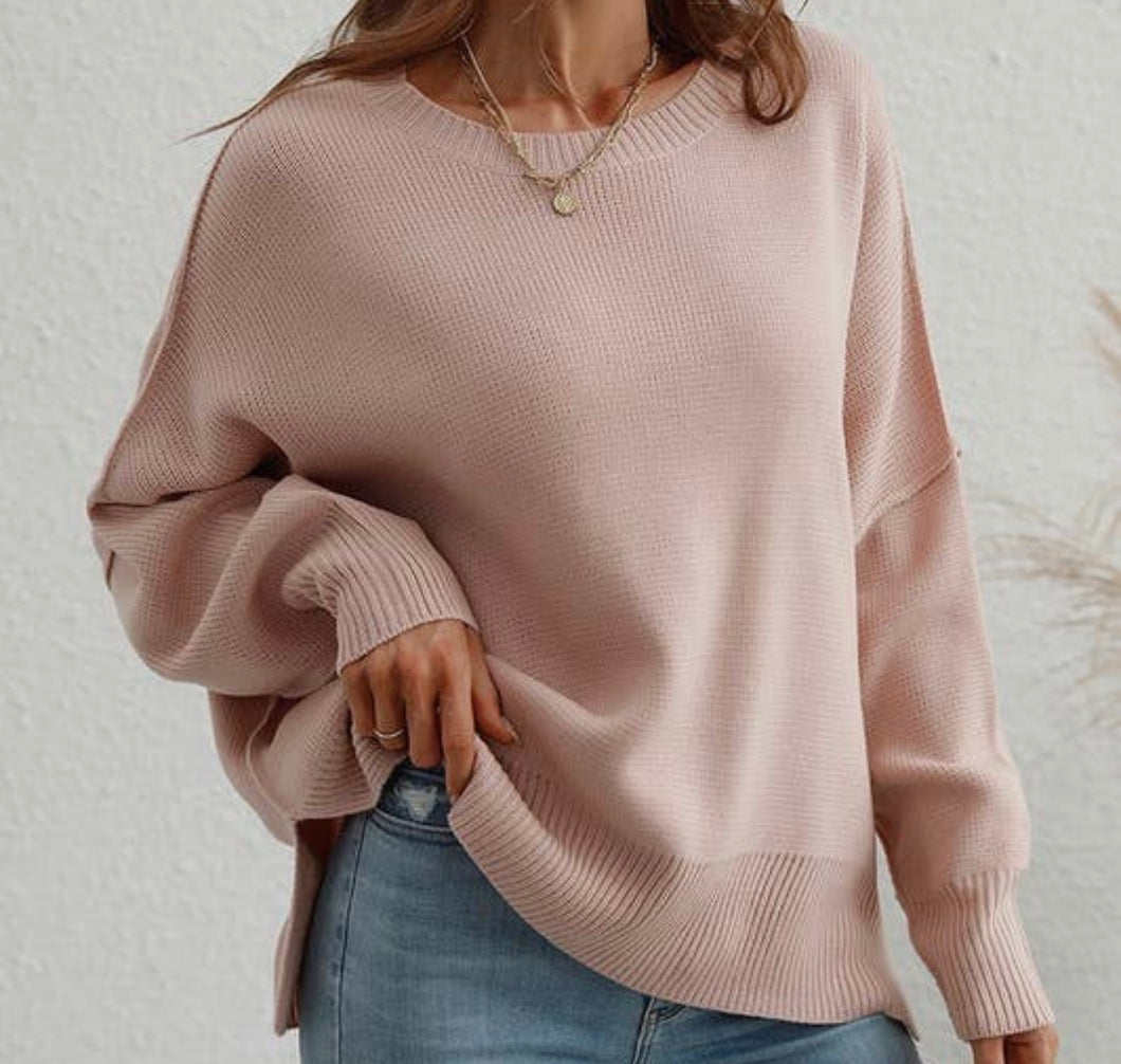 Loose Fit Knit Sweater